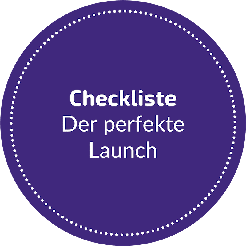 Checkliste Der perfekte Launch