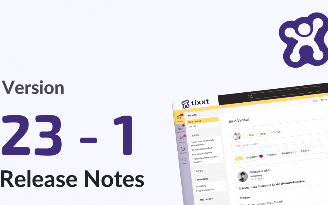 tixxt Release Notes 23-1